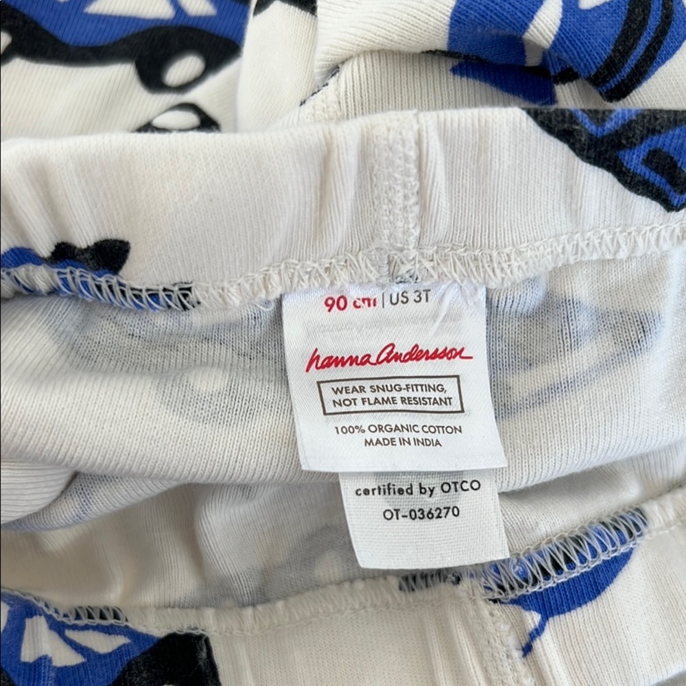 Hanna Andersson Blue Car Print Kids Pajamas - Picture 4 of 4